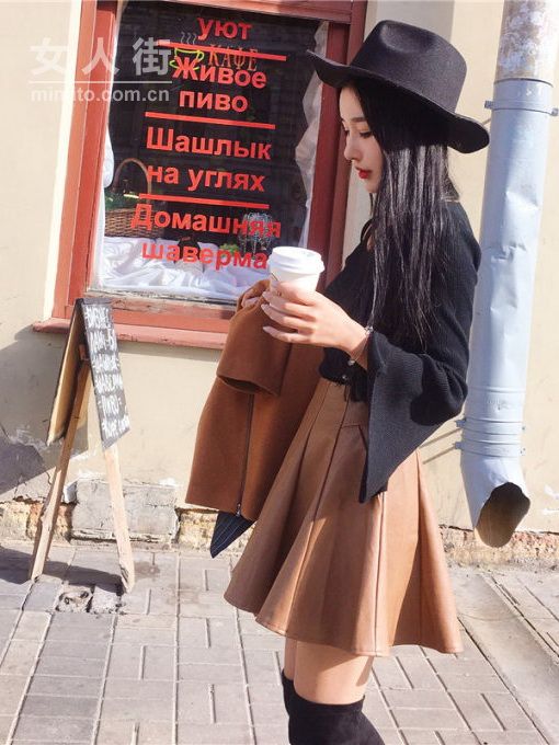 冬季短裙,气质女神约会的百搭利器