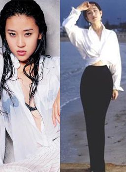 女星示范 一件白衬衫的5种性感穿法