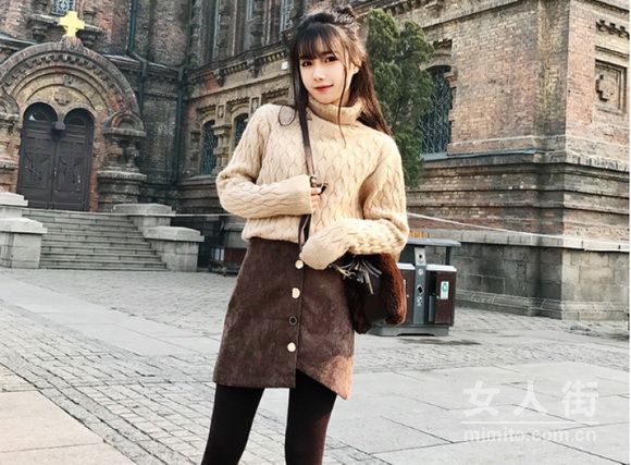 今冬超流行穿搭法,安然Get女神气质